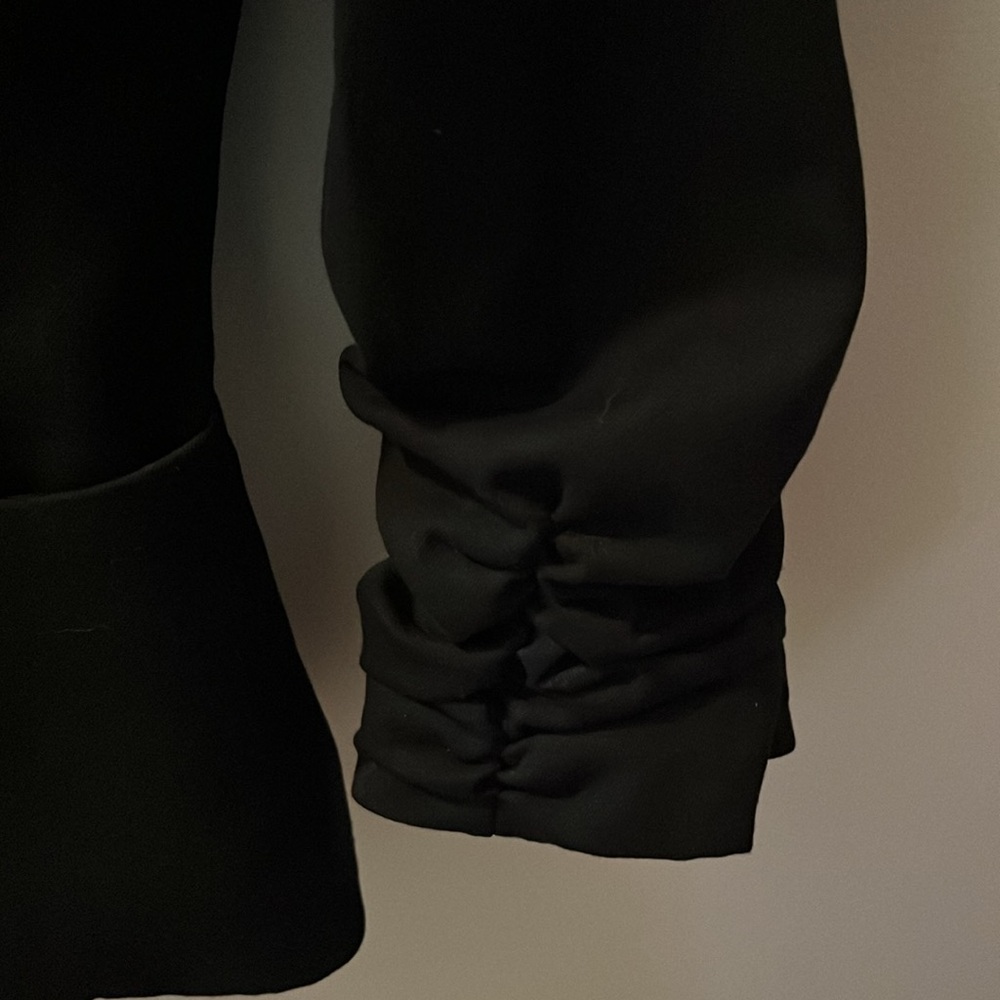 Express 3/4 Rouched Sleeve Jacket - Picture 2 of 10